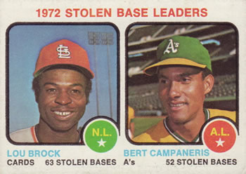 Stolen Base Leaders - Lou Brock / Bert Campaneris