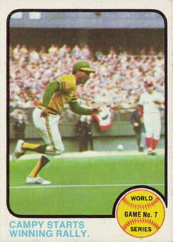 World Series Game 7 - Bert Campaneris