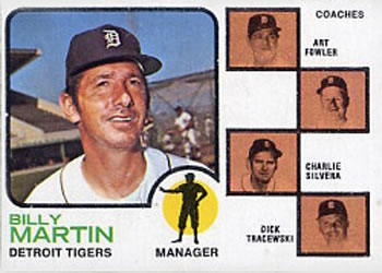 Tigers Coaches - Billy Martin