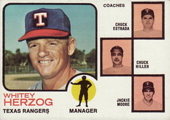 Rangers Coaches - Whitey Herzog