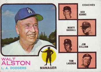 Dodgers Coaches - Walt Alston