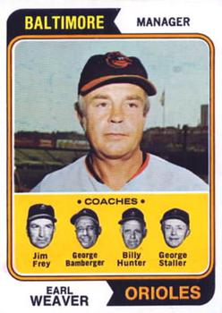 Orioles Coaches - Earl Weaver