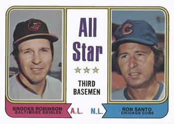 All-Star Third Basemen - Ron Santo / Brooks Robinson