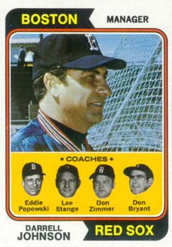 Red Sox Coaches - Darrell Johnson