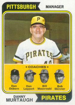 Pirates Coaches - Danny Murtaugh
