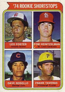 Rookie SS - Frank Taveras / Leo Foster / Dave Rosello / Tom Heintzelman