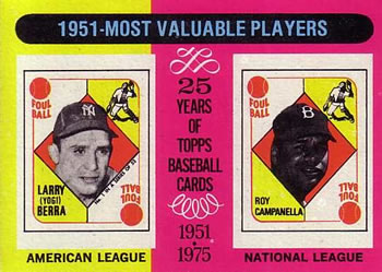 1951 MVP's - Roy Campanella / Yogi Berra