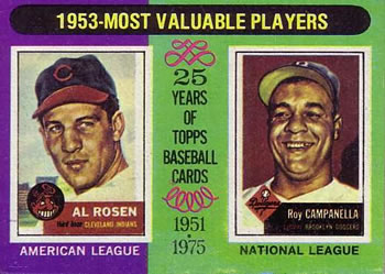 1953 MVP's - Al Rosen / Roy Campanella