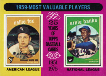 1959 MVP's - Ernie Banks / Nellie Fox