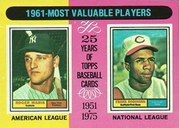 1961 MVP's - Roger Maris / Frank Robinson