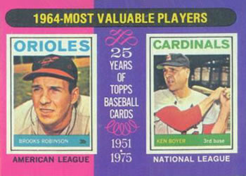 1964 MVP's - Ken Boyer / Brooks Robinson