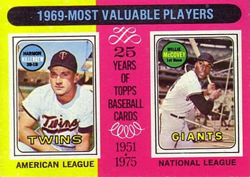 1969 MVP's - Willie McCovey / Harmon Killebrew