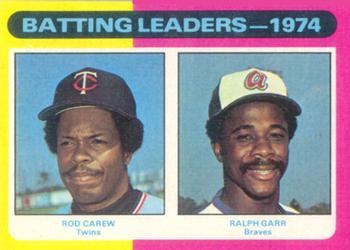 Batting Leaders - Ralph Garr / Rod Carew