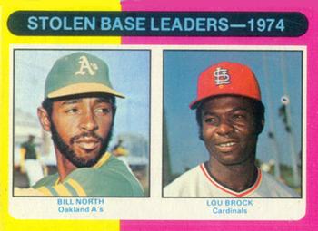 Stolen Base Leaders - Bill North / Lou Brock