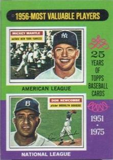 1956 MVP's - Mickey Mantle / Don Newcombe