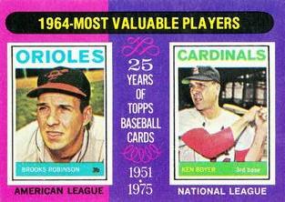 1964 MVP's - Brooks Robinson / Ken Boyer