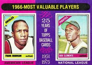 1966 MVP's - Roberto Clemente / Frank Robinson