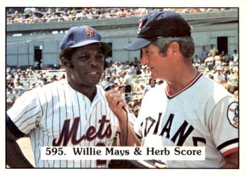 Willie Mays/Herb Score CL