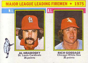 NL/AL Firemen Leaders - Al Hrabosky / Rich Gossage