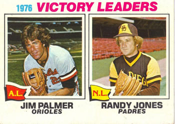 Victory Leaders - Randy Jones / Jim Palmer