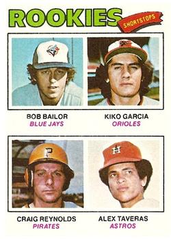 Rookie Shortstops - Bob Bailor / Kiko Garcia / Craig Reynolds / Alex Taveras