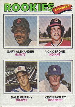 Rookie Catchers - Dale Murphy / Kevin Pasley / Gary Alexander / Rick Cerone