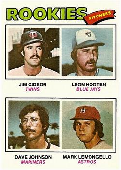 Rookie Pitchers - Jim Gideon / Leon Hooten / Dave Johnson / Mark Lemongello