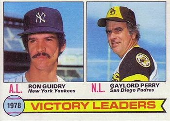 Victory Leaders - Ron Guidry/ Gaylord Perry