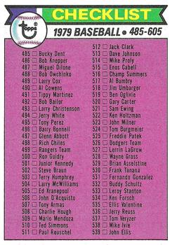 Checklist 485-605