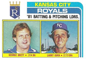 Royals TL - George Brett / Larry Gura