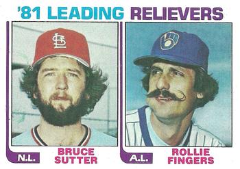 Saves Leaders - Bruce Sutter / Rollie Fingers