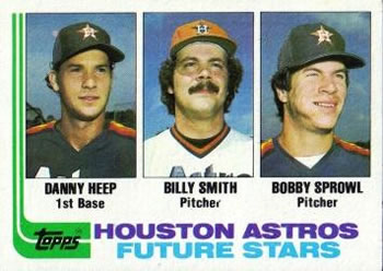Astros Rookies - Danny Heep