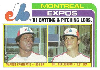 Expos TL - Warren Cromartie/Bill Gullickson