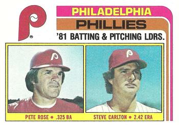 Phillies TL - Pete Rose/Steve Carlton
