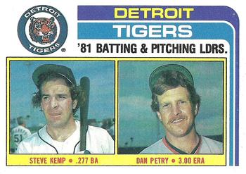 Tigers TL - Steve Kemp/Dan Petry