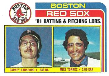 Red Sox TL - Carney Lansford/Mike Torrez