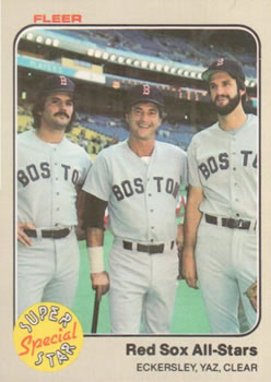 Red Sox All-Stars - Carl Yastrzemski / Dennis Eckersley / Mark Clear