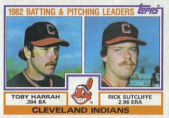 Indians TL - Toby Harrah / Rick Sutcliffe