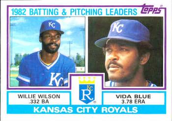 Kansas City Royals TL - Willie Wilson / Vida Blue