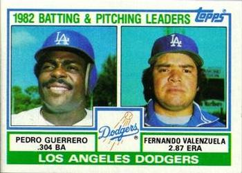 Dodgers Leaders TL - Pedro Guerrero / Fernando Valenzuela