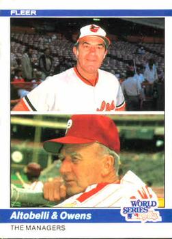 World Series Manage - Joe Altobelli/Paul Owens