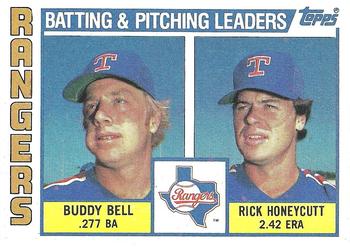 Texas Rangers TL - Buddy Bell / Rick Honeycutt