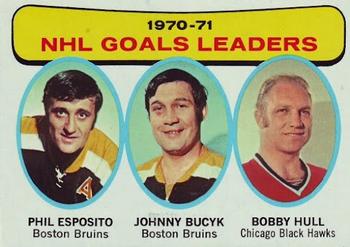 Goals Leaders - Phil Esposito / John Bucyk / Bobby Hull