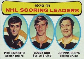 Scoring Leaders - Phil Esposito / Bobby Orr / Johnny Bucyk