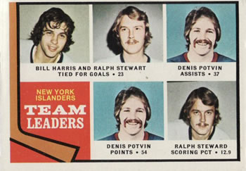 Denis Potvin / Ralph Stewart / Billy Harris - Islanders TL
