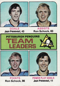 Penguins Leaders - Ron Schock / Jean Pronovost