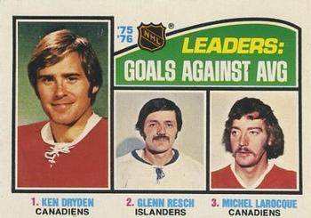 Ken Dryden / Glenn Resch / Michel Larocque LL