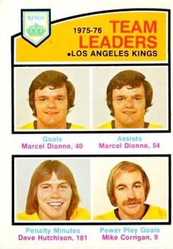 Kings Leaders - Marcel Dionne / Mike Corrigan / Dave Hutchinson