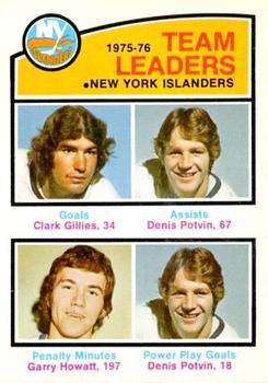 Islanders Leaders - Clark Gillies / Denis Potvin / Garry Howatt