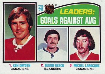 Ken Dryden / Glenn Resch / Michel Larocque LL